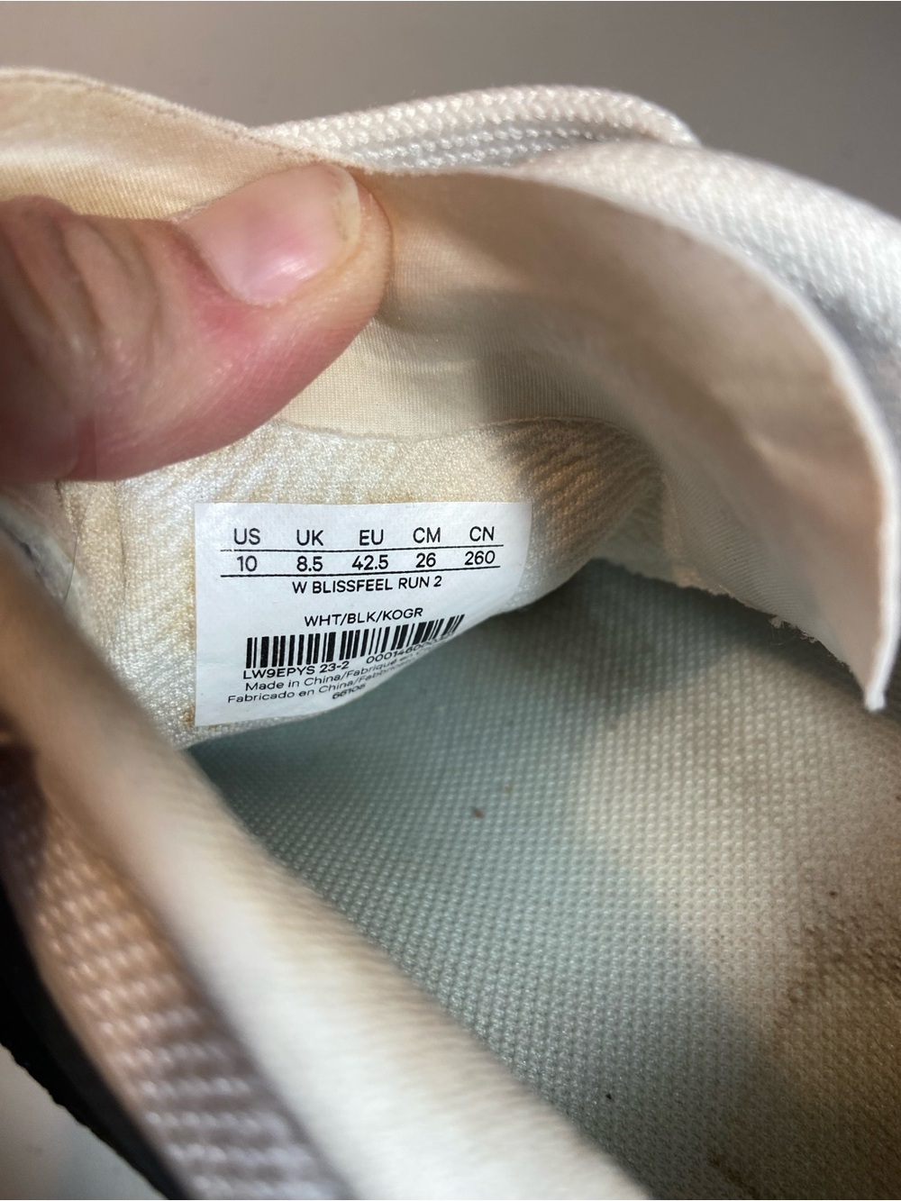 Lululemon Women’s Blissfeel 2 White Black Green Running Shoes SZ 10 - Picture 14 of 15